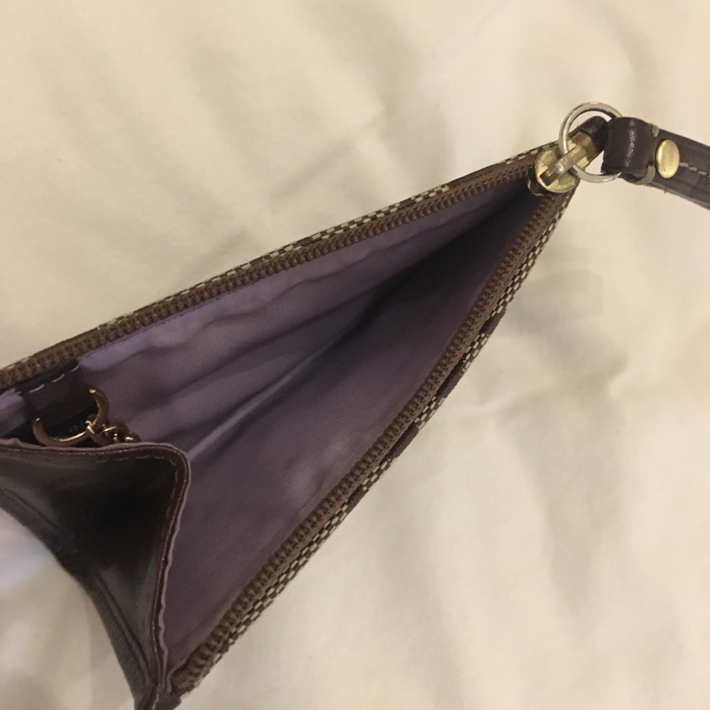 Coach Brown Patterned Wallet - Picture 3 of 3
